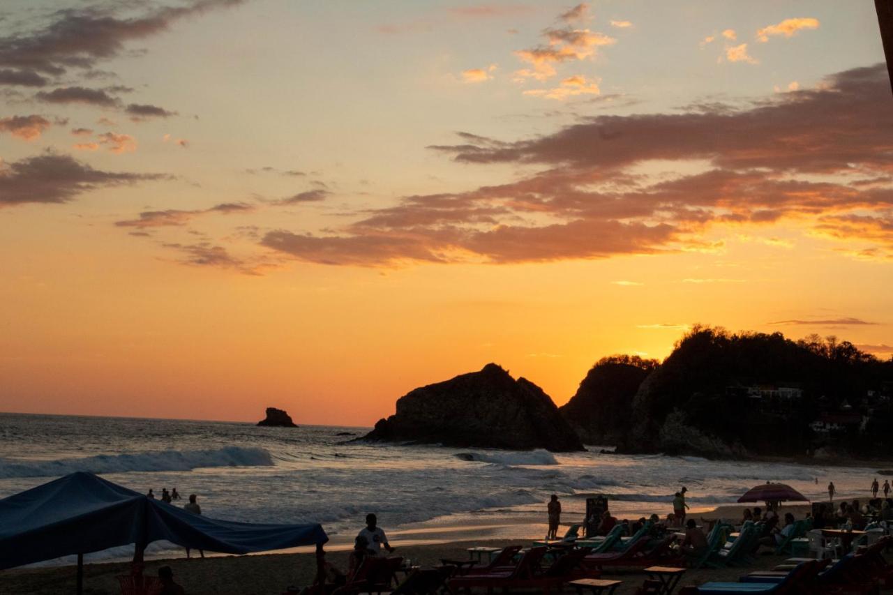 Hotel Playa Zipolite Bagian luar foto