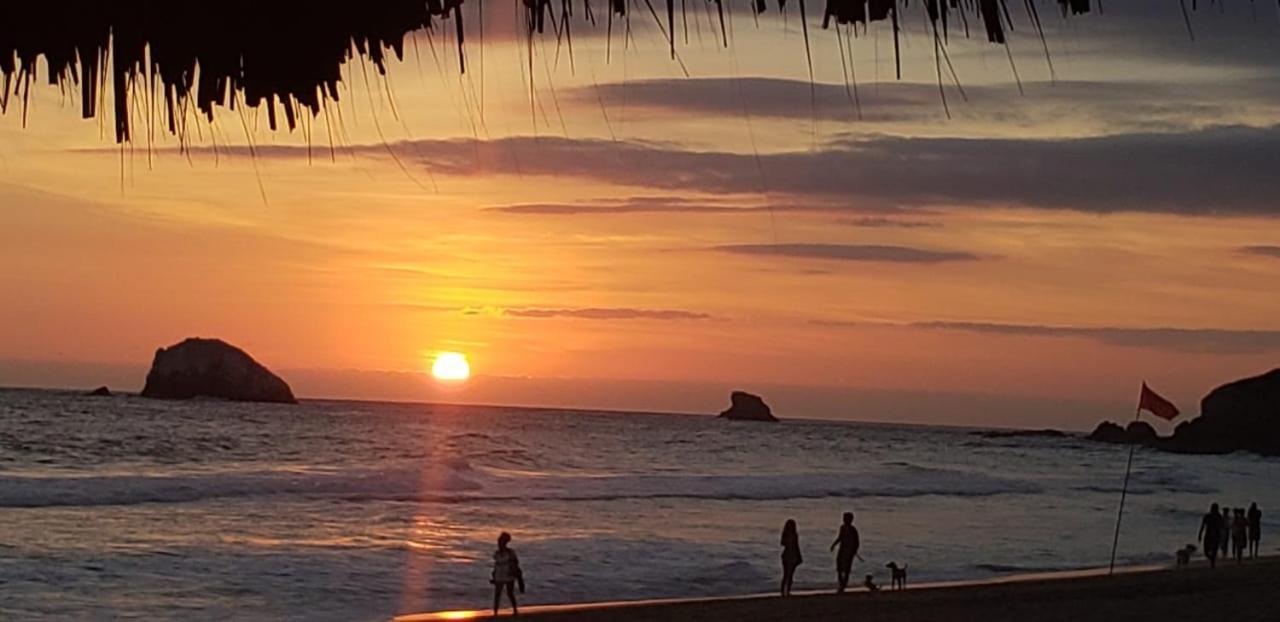 Hotel Playa Zipolite Bagian luar foto